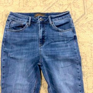 Risen distressed jeans size 13.